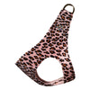 Pink Cheetah Couture Crystal Paws Step In Harness by Susan Lanci Designs - front view