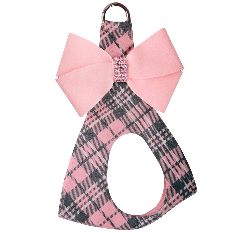 Puppy Pink Nouveau Bow with Pink Giltmore Step In Harness