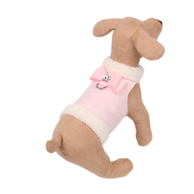 Puppy Pink Big Bow Bowzer Coat