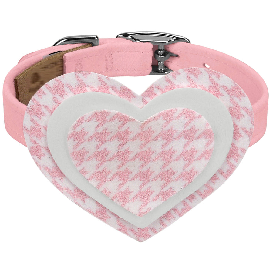 Pink is Love 3 Layer Heart 1/2" Collar