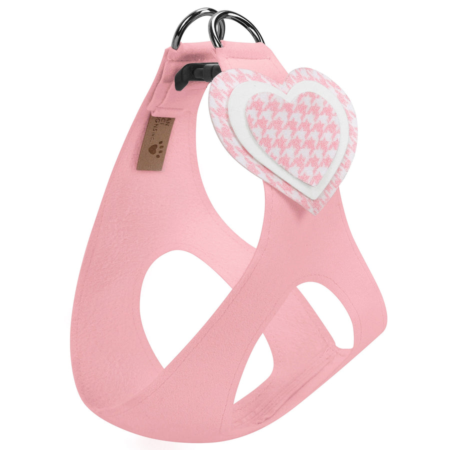 Pink is Love 3 Layer Heart Step In Harness