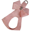 Puppy Pink Glitzerati Nouveau Bow Step In Harness by Susan Lanci Designs - front view