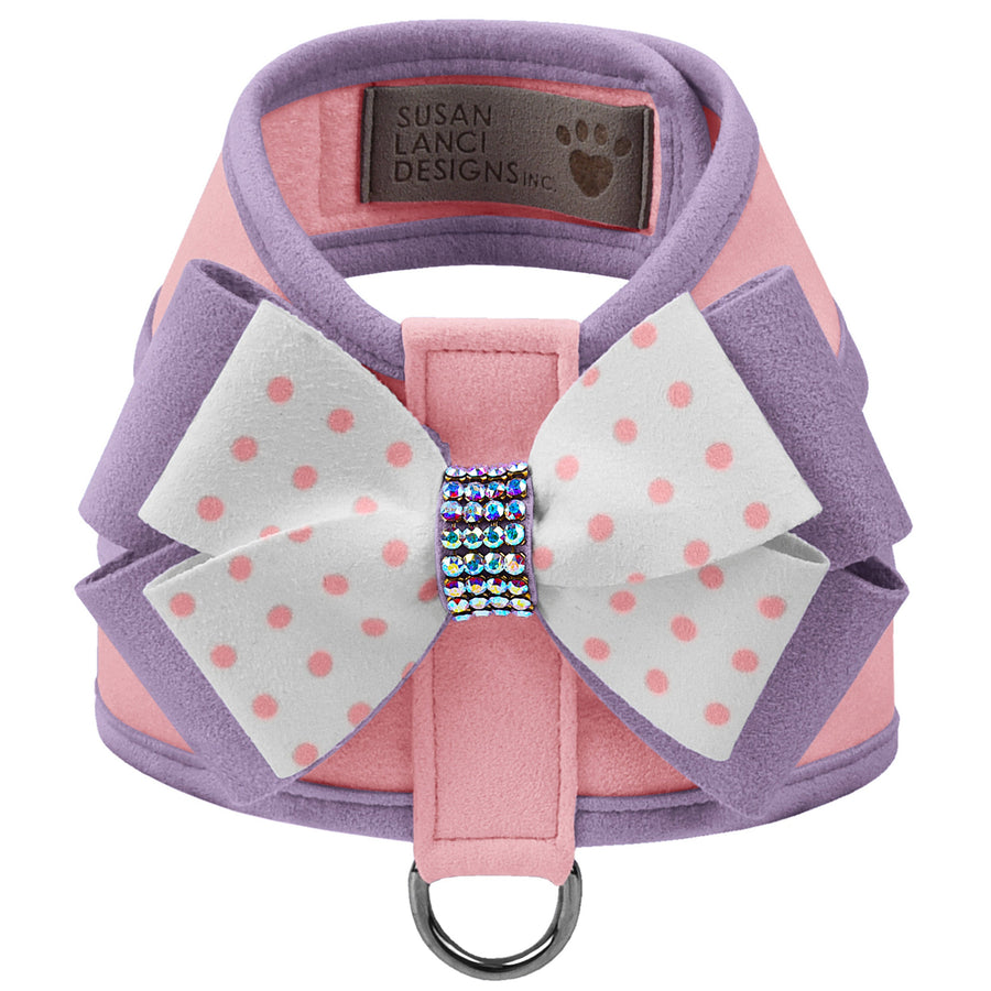 Daisy Bow Tinkie Harness with French Lavender Trim