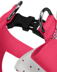 Pink is Love Double Tail Bow Step In Harness