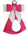 Pink is Love Double Tail Bow Step In Harness