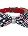 Giltmore Classic Glen Houndstooth Bow Tie 1/2" Collar