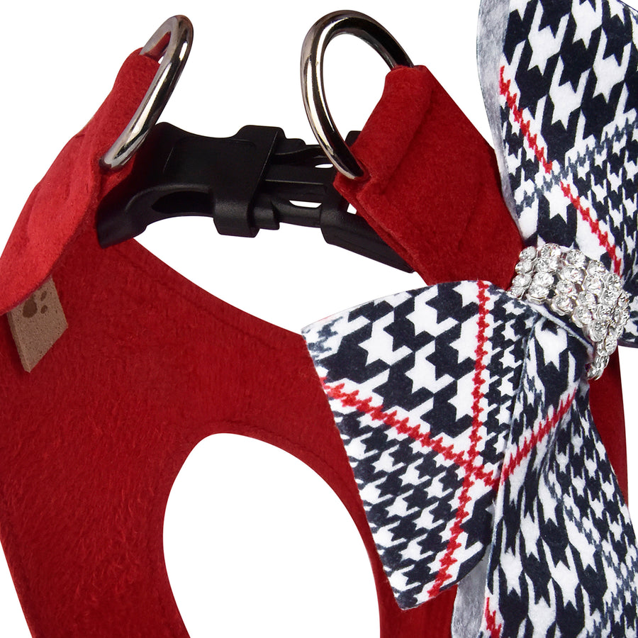 Classic Glen Houndstooth Nouveau Bow Step In Harness