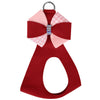 Strawberry Milkshake Step In Harness by Susan Lanci Designs - front view.