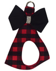 Black Nouveau Bow Step In Harness