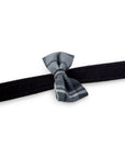 Scotty Charcoal Plaid Bow Tie Leash