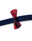 Scotty Chestnut Plaid Bow Tie Leash