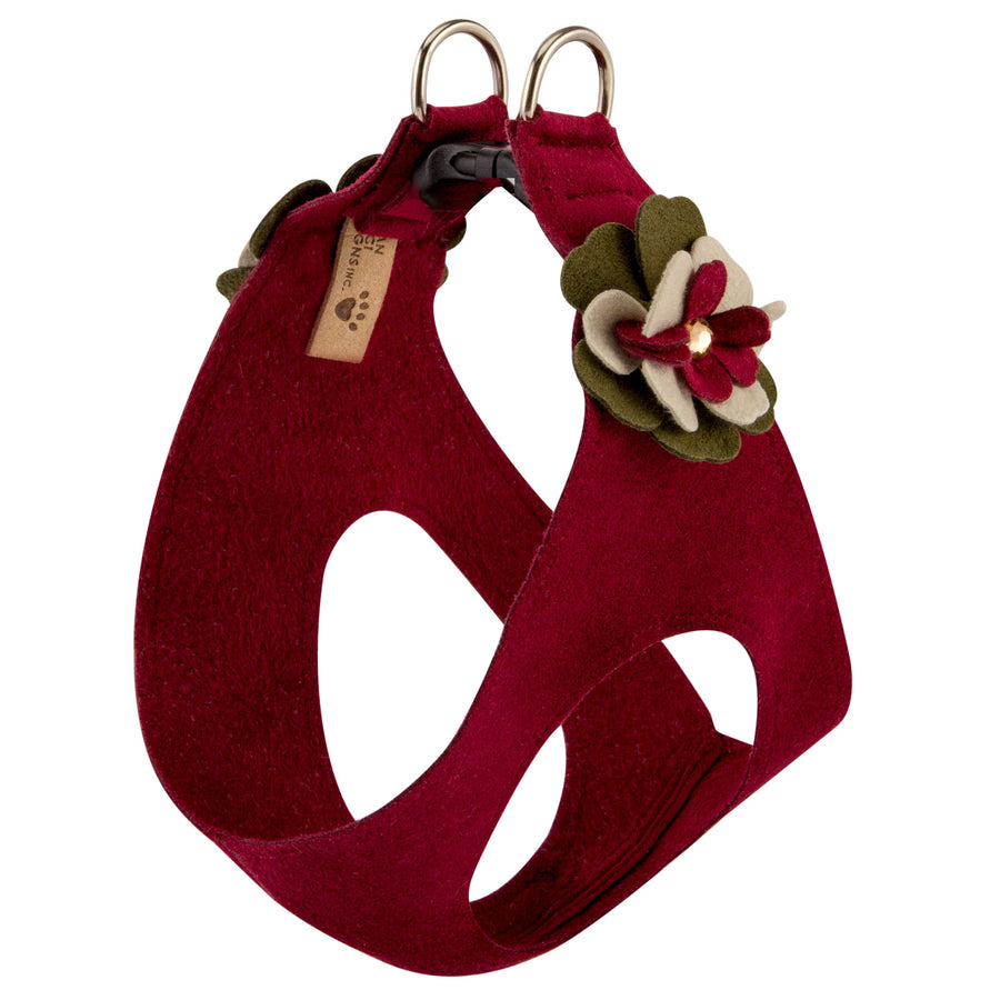 Susan Lanci Designs Burgundy Step In Harness-Fall Collection