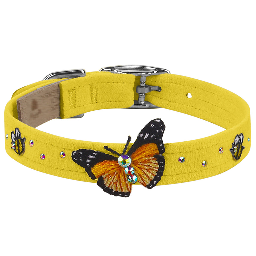 Embroidered Butterfly & Bees Collar