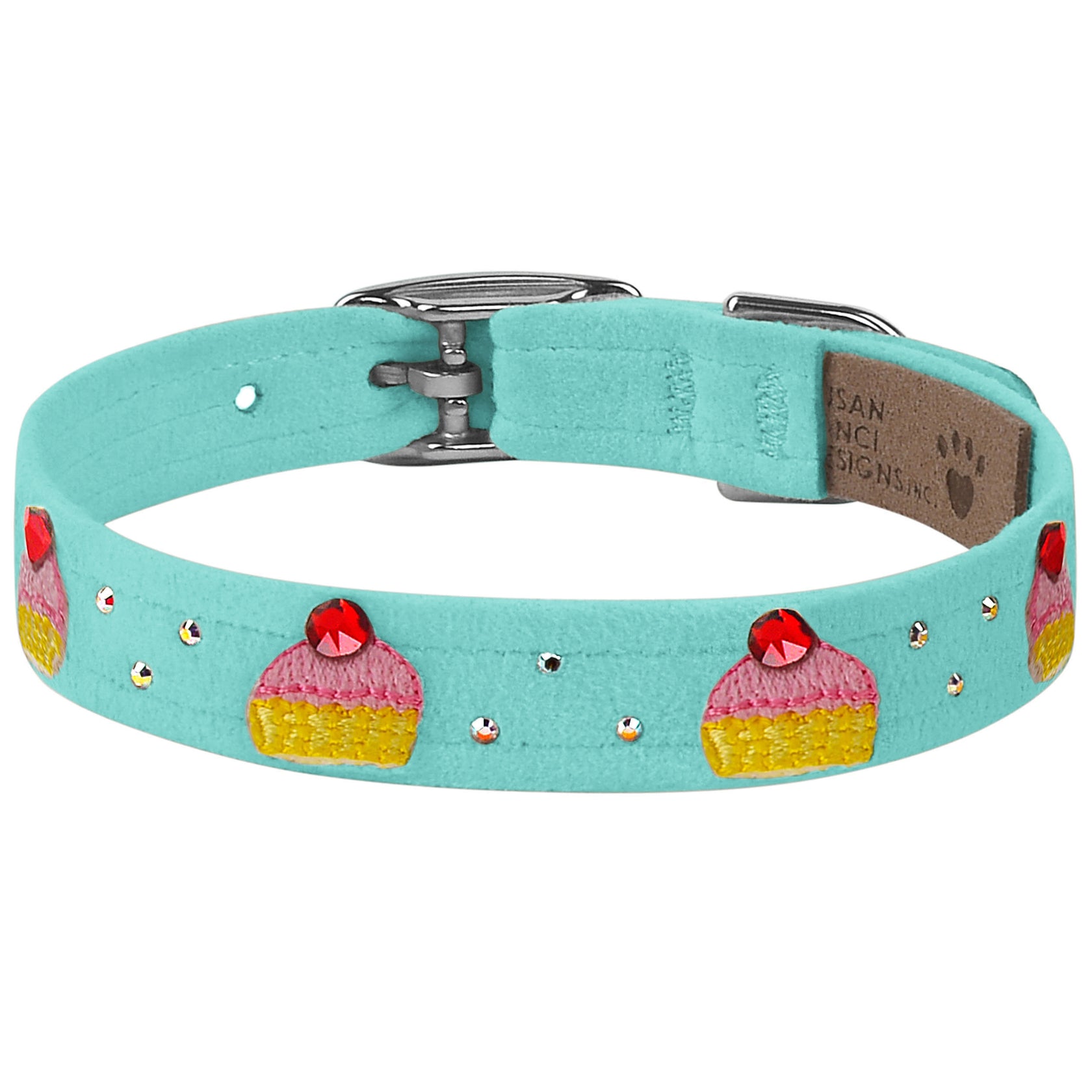 Cupcake Dog Collar Dessert Pattern Puppy Collar