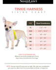 Puppy Pink Glitzerati Nouveau Bow Tinkie Harness with Puppy Pink Trim