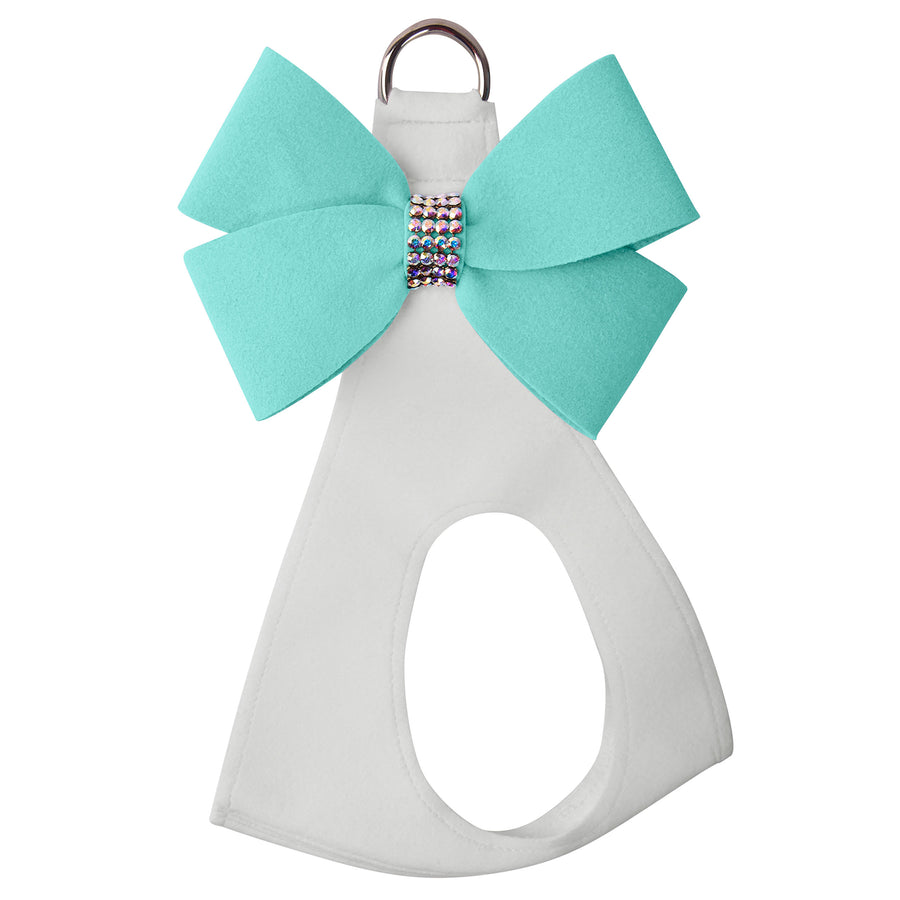 Tiffi Blue Nouveau Bow with Aurora Borealis Giltmore Step In Harness